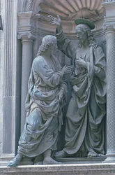 Der Unglaube des Heiligen Thomas, 1466-83 (Bronze)